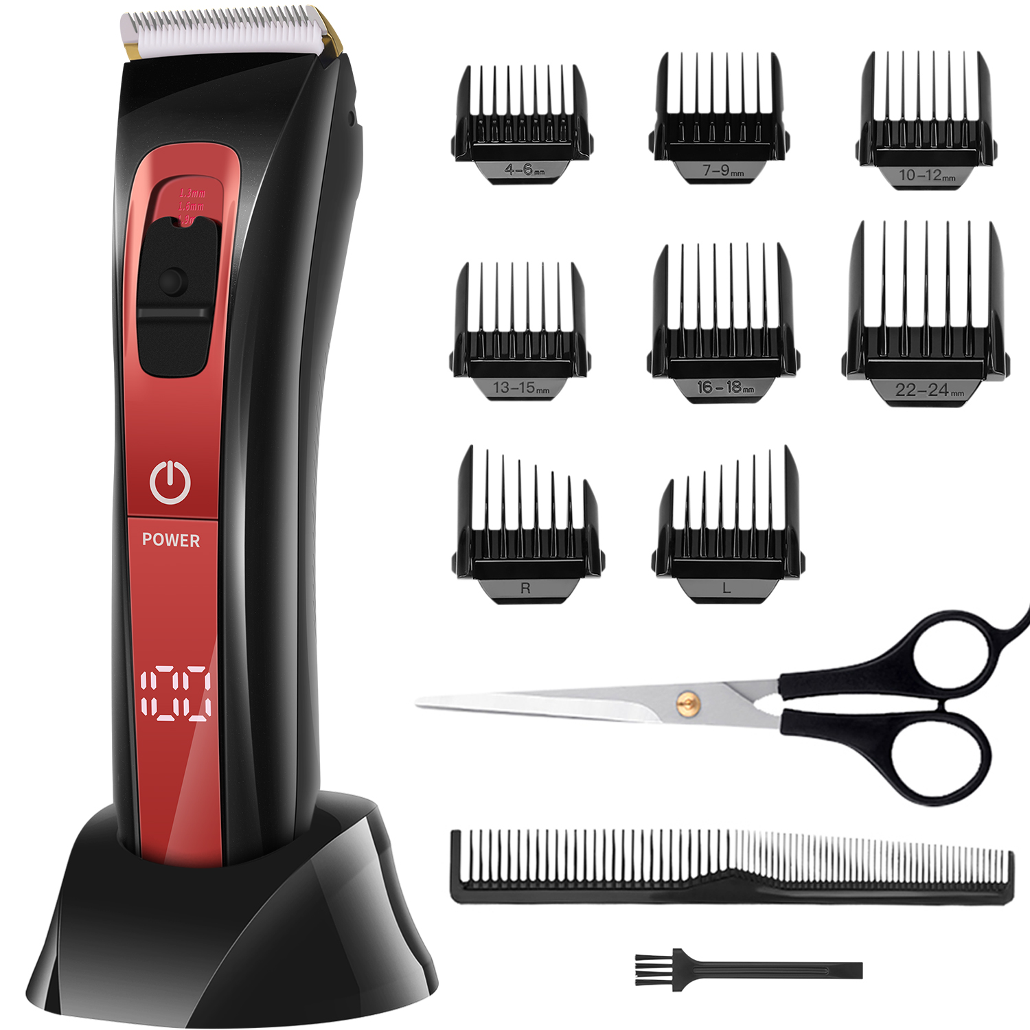 Professional Powerful LED Electric Hair Clipper For Men Washable Hair  Trimmer Kit Cord Cordless Adjustable Salon Haircut Home|Hair Clippers|  AliExpress | [13 In 1] Cordless Hair Clipper Electric Hair Shaver |  